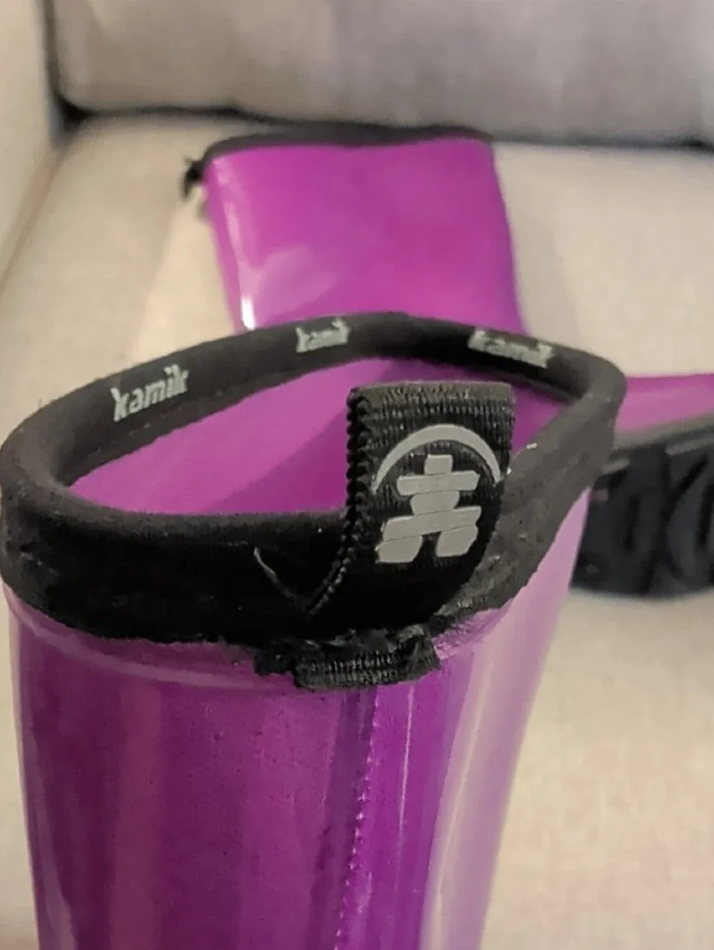 Kamik Women's Glossy Purple Tall Rain Boots